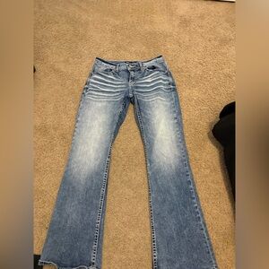 BKE Women's Light Blue Skinny Jeans